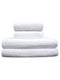Hotel Quality White Towels Set 2 Hand Towels and 2 Bath Towels 100% Organic Cotton