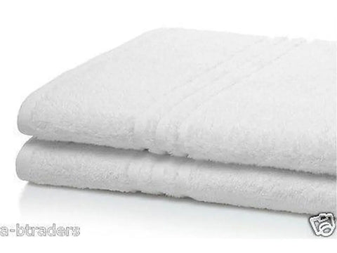 Set of 2 Bath Sheets White - A & B Traders