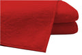 Pack of 2 Extra Large Bath Sheets100% Cotton Towels Jumbo Size COLOUR Red - A & B Traders