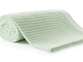 100% Cotton Thermal Cellular Blanket Light Weight Adult Soft Luxury Light Green - A & B Traders