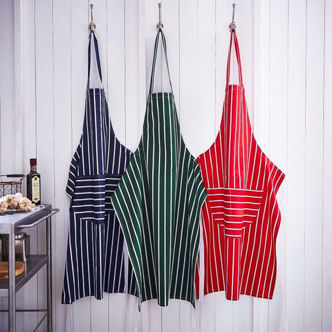 Cotton Striped Butchers Apron - A & B Traders
