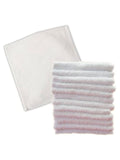 Autumn Nights Pack of 12 Face Cloth 30x30 - White