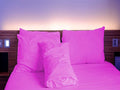 Extra Deep 16" Percale Fitted Sheets Single Double King (King, Cerise Pink)