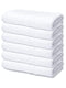 White Hand Towels Packs Pure Egyptian Collection Ringspun Cotton 550 GSM Bathroom Towels - Ultra Soft Highly Absorbent - Quick Drying Spa Salon Sports