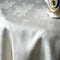 White Damask Rose Table Cloth 100% Polyester - A & B Traders