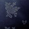 Navy Damask Rose Table Cloth 100% Polyester - A & B Traders