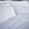 Novara White Cotton Rich Satin Stripe Duvet Cover - A & B Traders