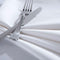 White 100% Cotton Satin Band Table Cloth - A & B Traders
