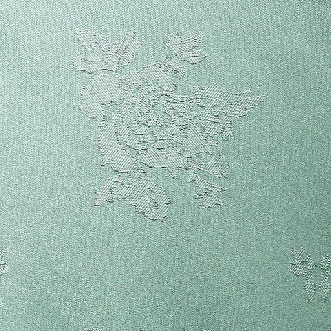 Seafoam Green Damask Rose Table Cloth 100% Polyester - A & B Traders