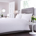 White Cotton Rich Percale Flat Sheet - A & B Traders