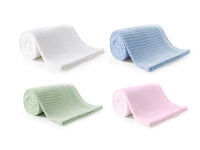 100% Cotton Thermal Cellular Blanket Light Weight Adult Soft Luxury Single - A & B Traders