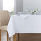 100% Polyester Plain Table Cloth - White - A & B Traders