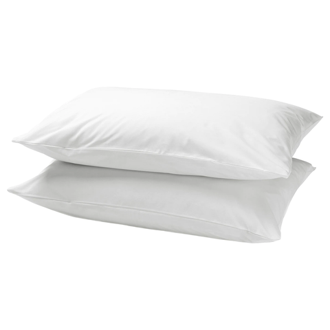 2X PILLOW CASE LUXURY CASES POLY COTTON HOUSEWIFE PAIR PACK BEDROOM PILLOWCOVER