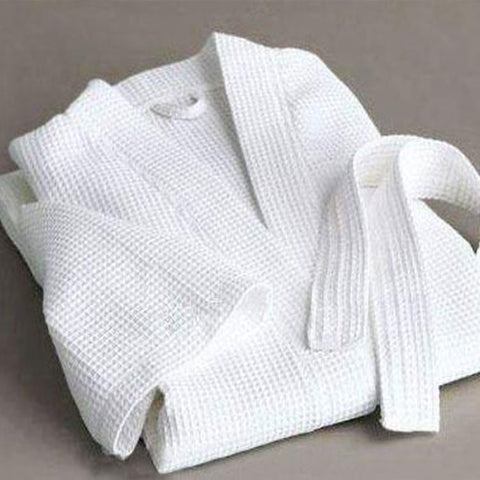 Waffle Weave Bathrobes 100% Cotton 200 Thread Count - A & B Traders