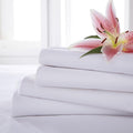 White 50/50 Polycotton Long Length Flat Sheet - A & B Traders